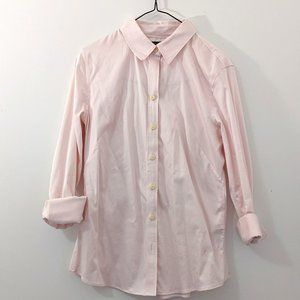 Banana Republic Wrinkle Free Pink Shirt Button-up